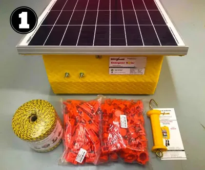 Kit Cerco Ganadero Solar 3 Joules (Energizador ECS-2040)