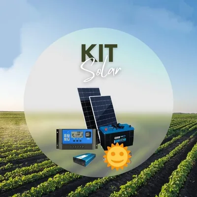 Kit Solar Fotovoltaico Aislado 1500W (2 Paneles, 3 Baterías)