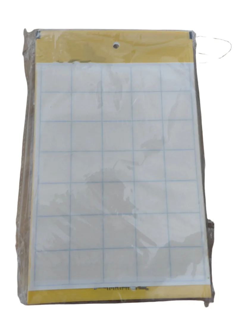 Trampa Adhesiva Amarilla para Insectos – Paquete 20 Piezas