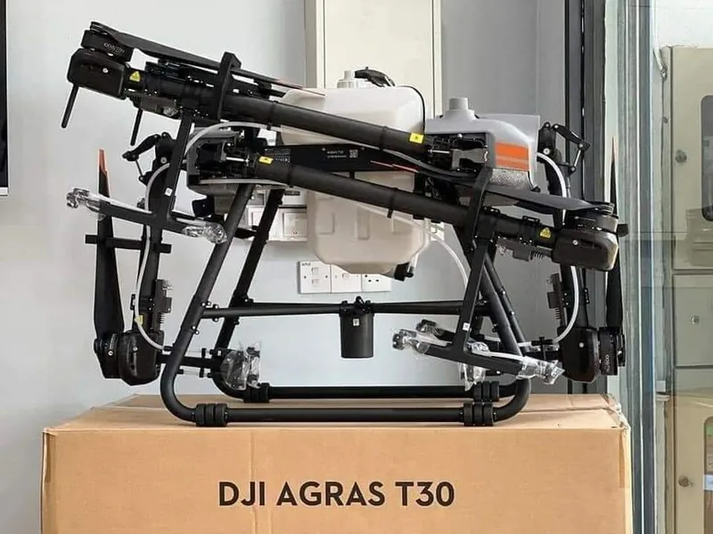 Kit Dron DJI Agras T30 con Esparcidor de Granulados — foto 3