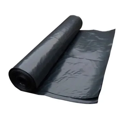 Rollo de Hule Negro 600 Micras, 6 m de Ancho