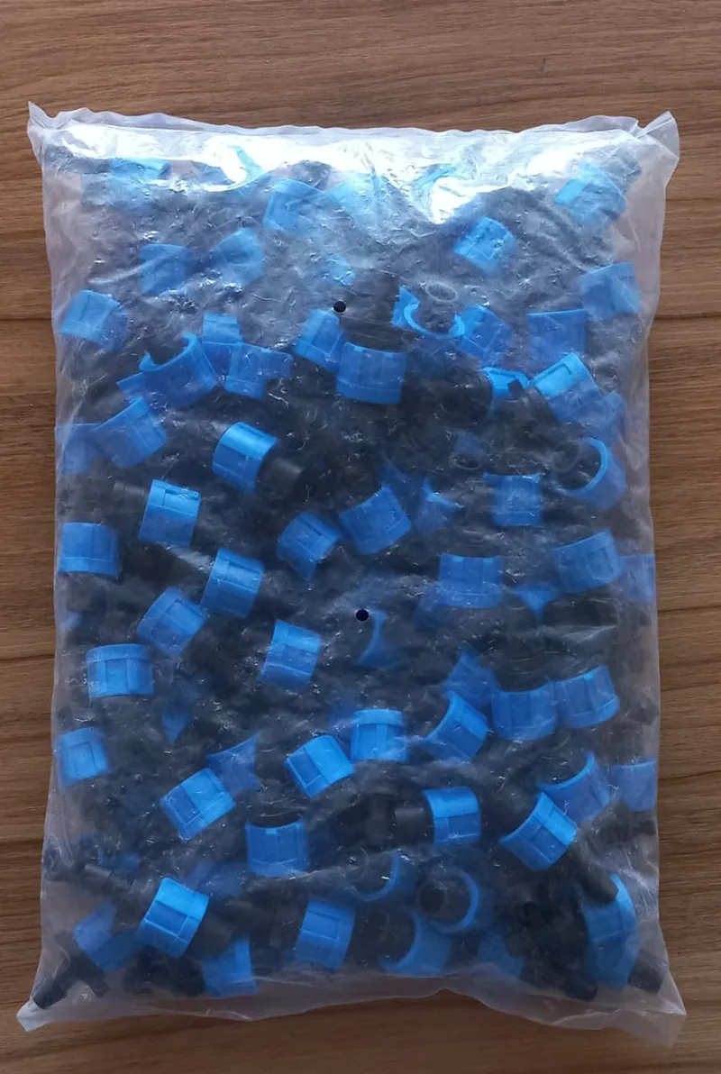 Conector Inicial Azul con Goma Wade Rain 16 mm – Riego Fácil — foto 2