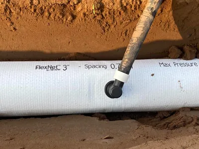 Manguera FlexNet de 3" con Salidas de 1/2" (Rollo 100 m)
